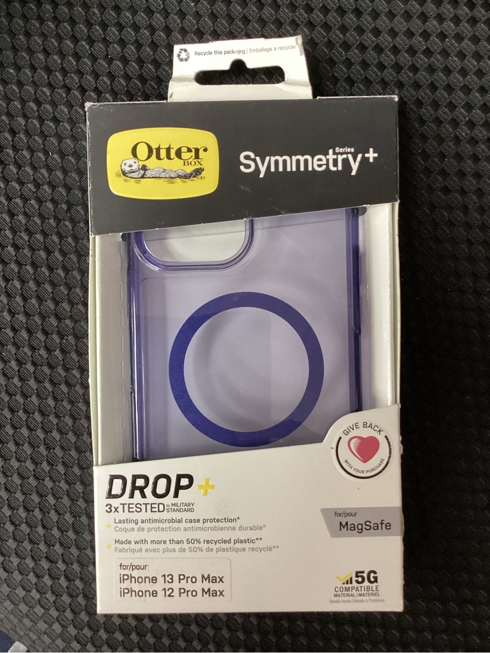 OtterBox Symmetry+ Clear Purple MagSafe Case for iPhone 13 Pro Max
